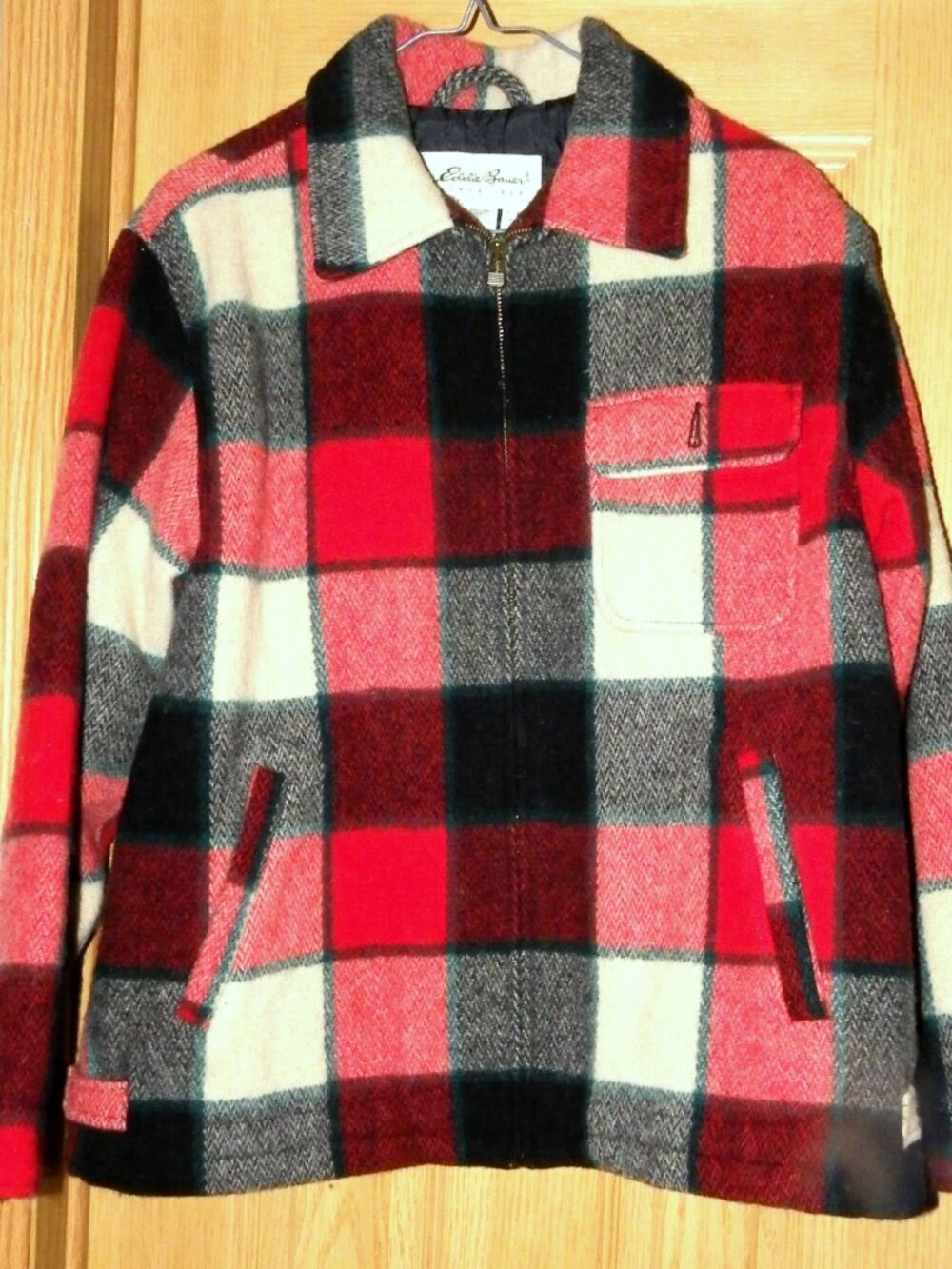 Eddie Bauer plaid wool insulated LUMBERJACK Buffalo Jacket